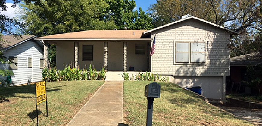 SOLD – 1711 W. Washington Denison TX 75020